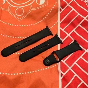 Apple Watch Black Plastic Band 38mm